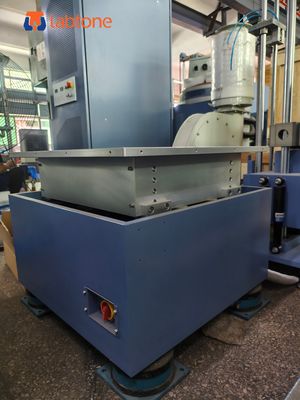 電子部品振動試験用メカニカルシェーカーテーブル、5～80Hz周波数範囲、最大50kgペイロード